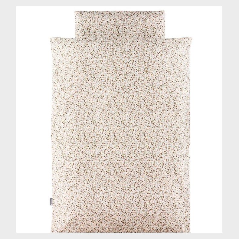 Nrgaard Madsens Sengetj - Voksen - Rd/Brun m. Blomster