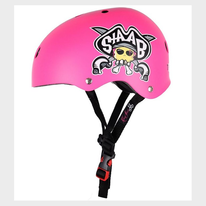 Triple Eight Hjelm - Lil 8 Staab - Neon Pink Matte