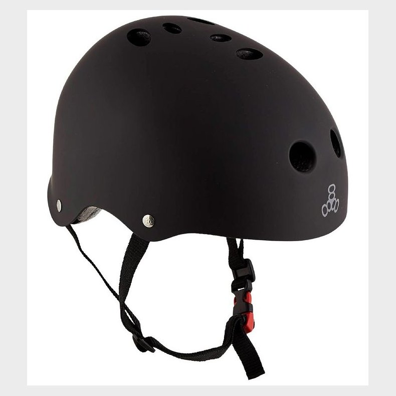Triple Eight Hjelm - Certified Sweatsaver - Black Rubber