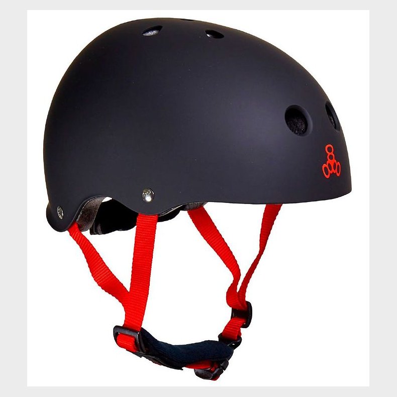 Triple Eight Hjelm - Lil 8 - Black Rubber