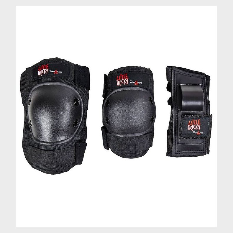 Triple Eight Beskyttelsesst - Little Tricky Junior - Sort