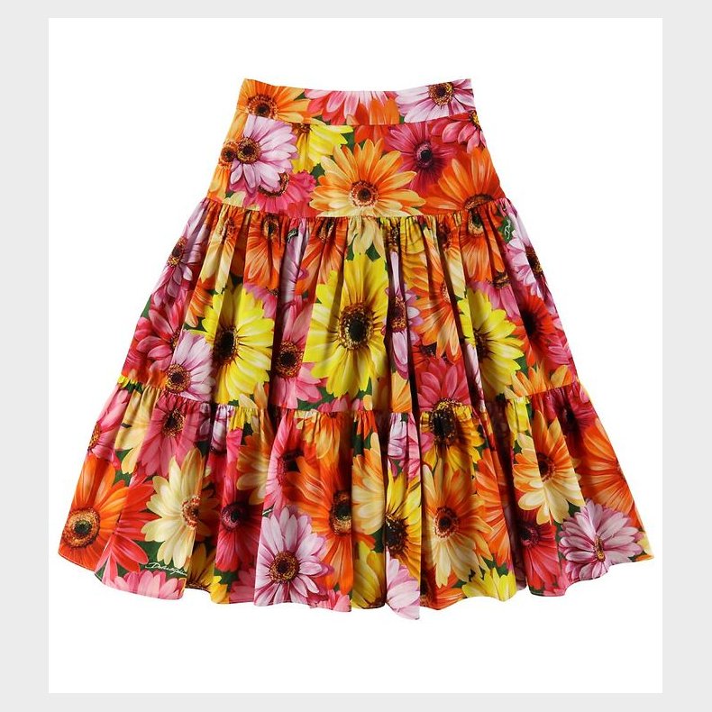 Dolce & Gabbana Nederdel - Multifarvet m. Blomster