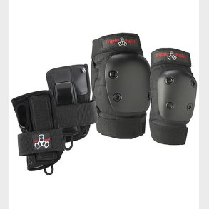 Triple Eight Beskyttelsesst - Derby - 3-pak - Sort