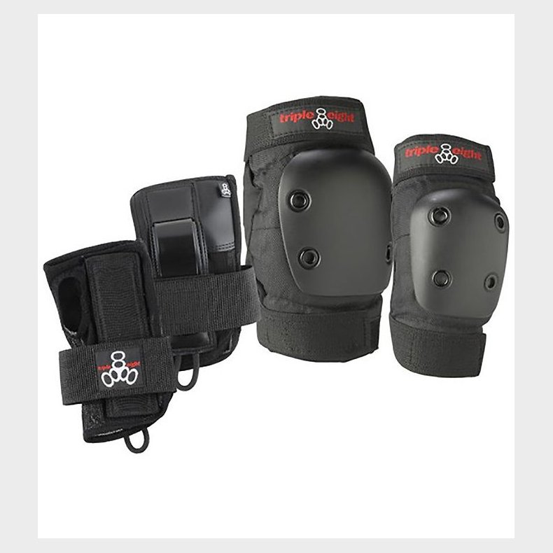 Triple Eight Beskyttelsesst - Derby - 3-pak - Sort