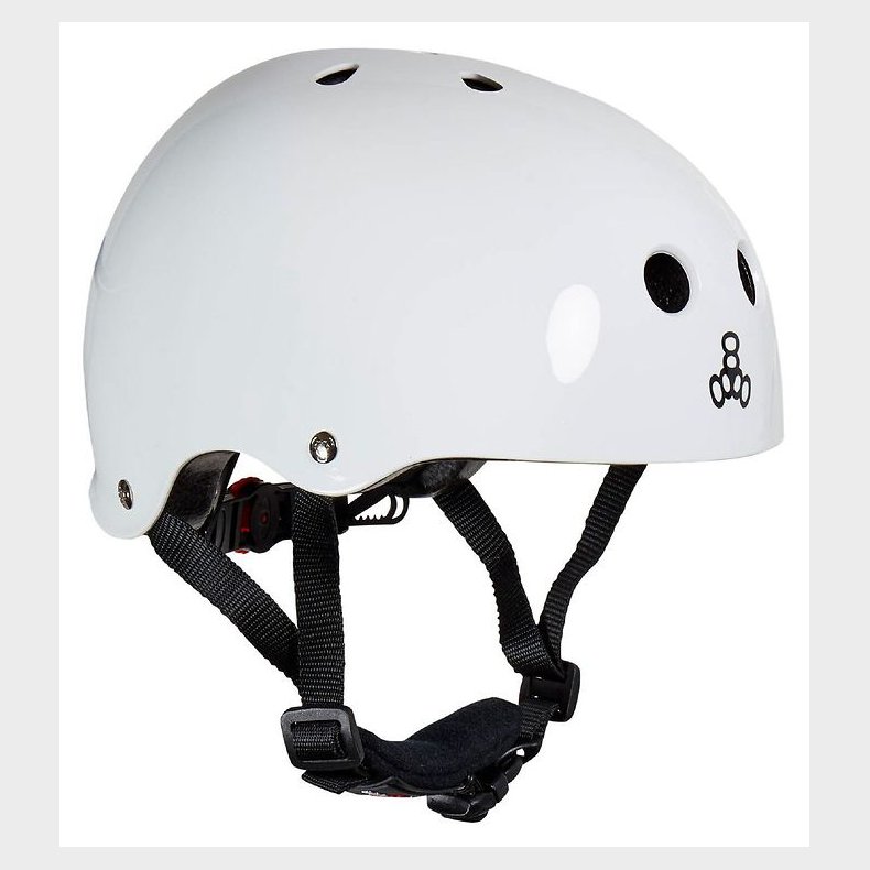Triple Eight Hjelm - Lil 8 - White Glossy