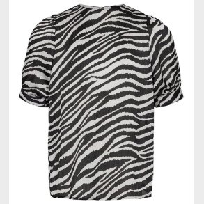 Petit by Sofie Schnoor T-shirt - Sort/Hvid m. Zebraprint