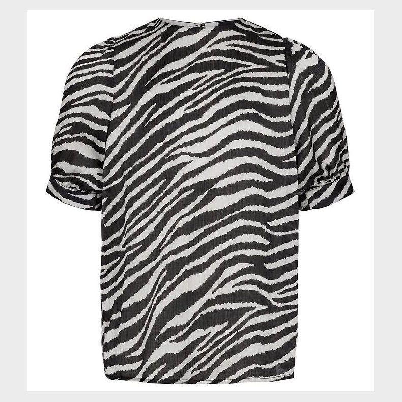 Petit by Sofie Schnoor T-shirt - Sort/Hvid m. Zebraprint