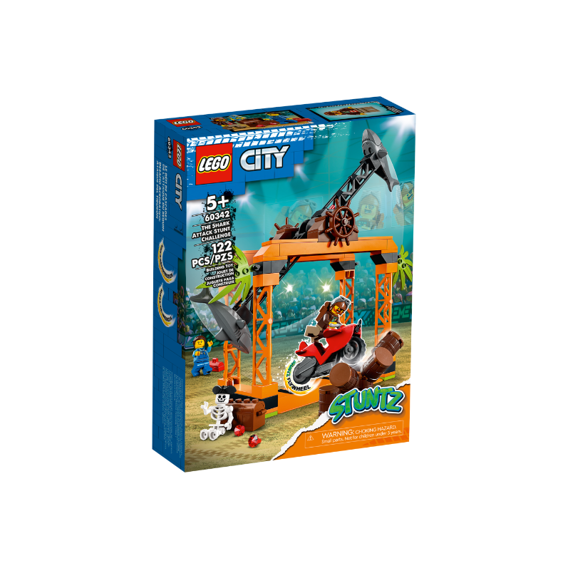 LEGO City Stuntudfordring Med Hajangreb - Lego City - Legekammeraten.dk