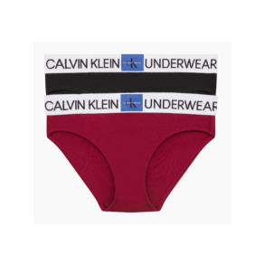 Calvin Klein 2-Pak Trusser Red/Black Pige - Legekammeraten.dk