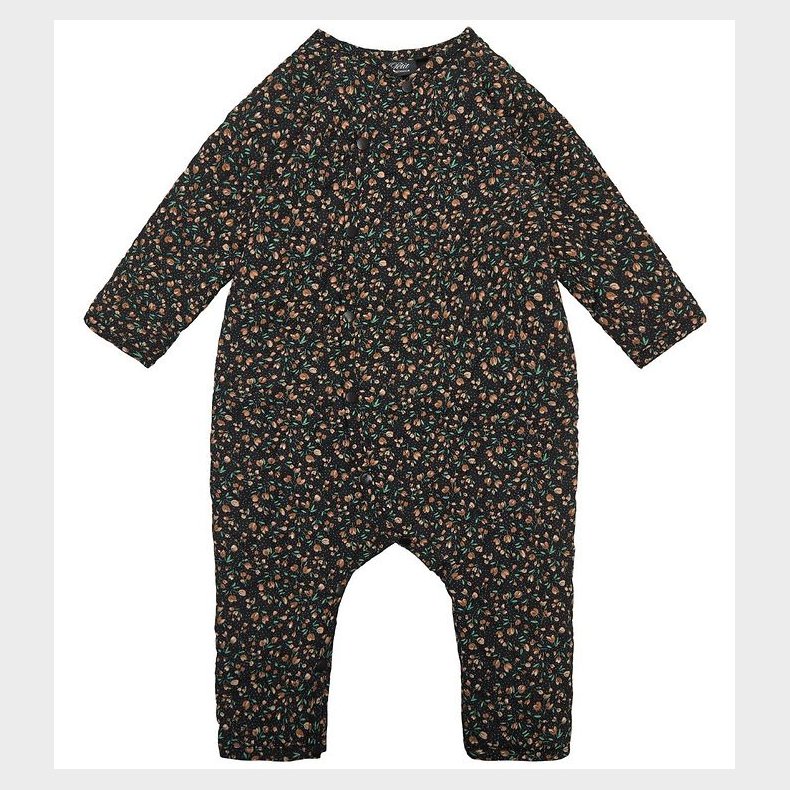 Petit by Sofie Schnoor Heldragt - Fiola - Sort m. Blomster