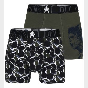 CR7 Boxershorts - 2-pak - Sort/Armygrn