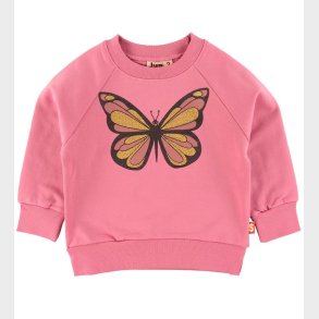 DYR-Cph Sweatshirt - DYRBellow - Old Rose m. Sommerfugl