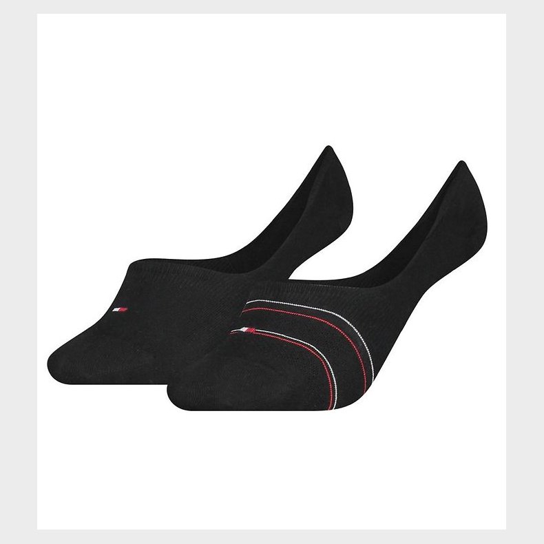 Tommy Hilfiger Footies - 2-pak - Sort