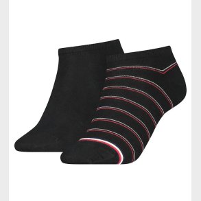 Tommy Hilfiger Ankelstrmper - 2-pak - Sort