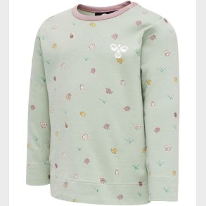 Hummel Bluse - hmlElla - Stvet Grn m. Insekter