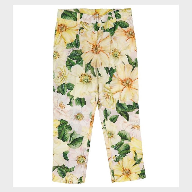 Dolce & Gabbana Bukser - Gul m. Blomster