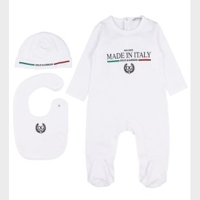 Dolce & Gabbana Gaveske - Heldragt/Hue/Savlesmk - Hvid