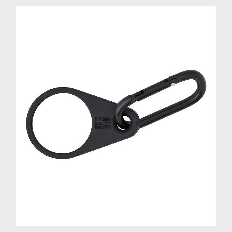 Design Letters Brestrop til Vandflaske - Sort