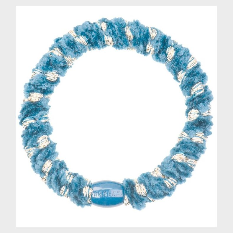 Kknekki Hrelastik - Lysebl Velour m. Glimmer