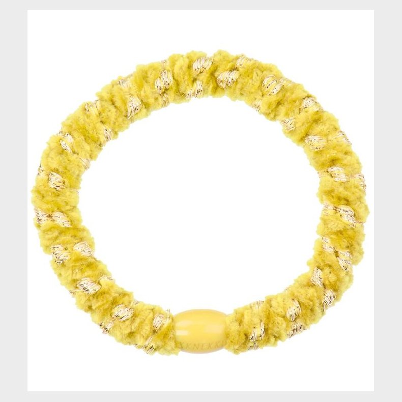 Kknekki Hrelastik - Gul Velour m. Glimmer