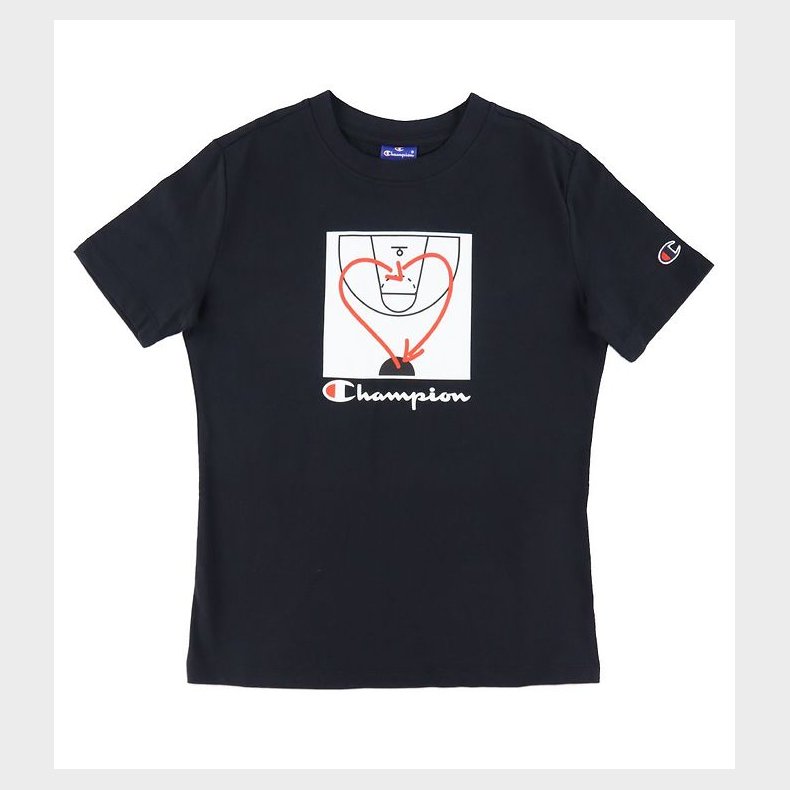 Champion Fashion T-shirt - Sort m. Print