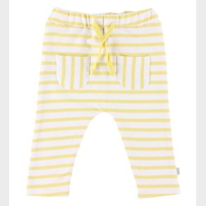 Hust and Claire Bukser - Gill - Hvid/Gulstribet