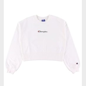 Champion Fashion Sweatshirt - Cropped - Hvid m. Logo