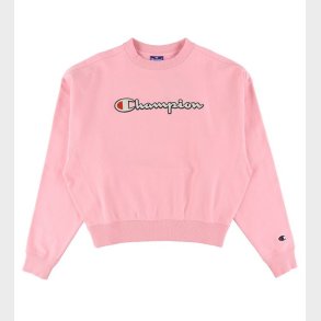 Champion Fashion Sweatshirt - Rosa m. Logo
