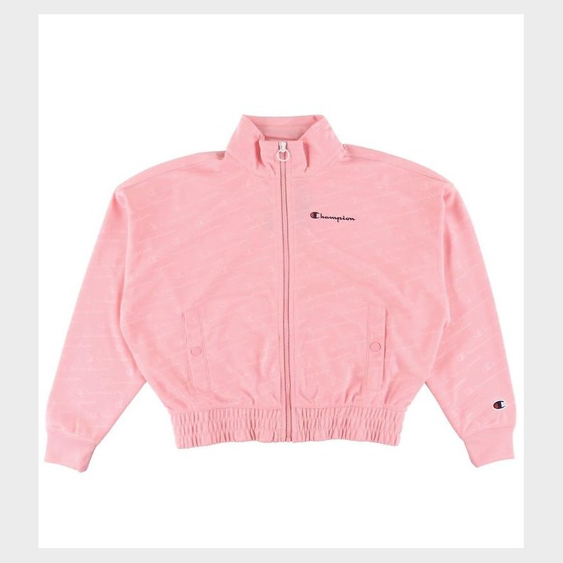 Champion Fashion Cardigan - Rosa m. Logoer