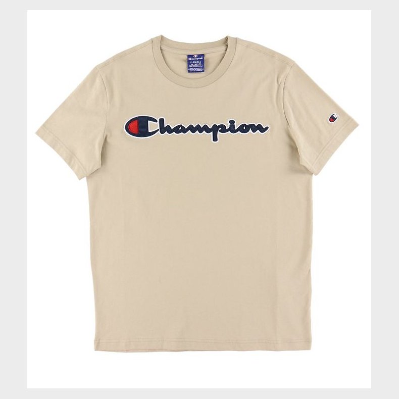 Champion Fashion T-shirt - Beige m. Logo