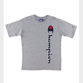 Champion Fashion T-shirt - Grmeleret m. Logo
