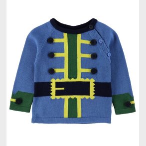 Stella McCartney Kids Bluse - Strik - Bl m. Piratjakke