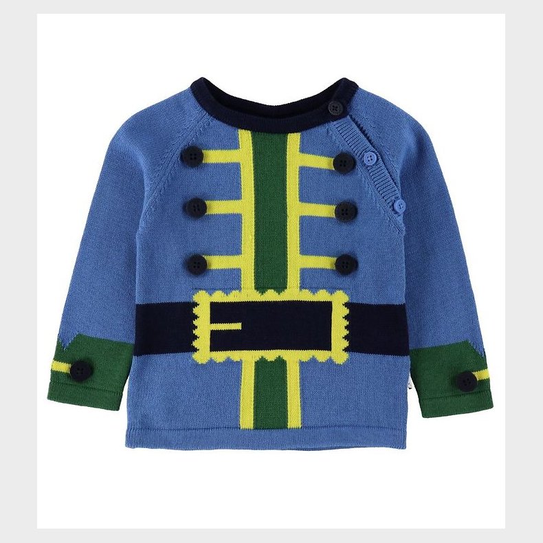 Stella McCartney Kids Bluse - Strik - Bl m. Piratjakke