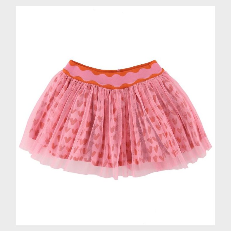 Stella McCartney Kids Tylnederdel - Lyserd m. Hjerter