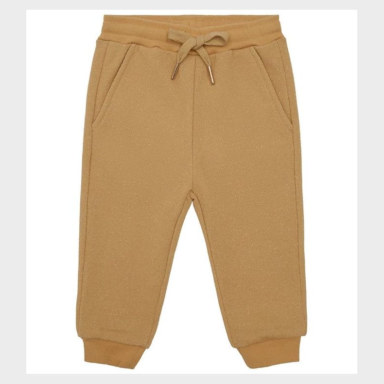 Petit by Sofie Schnoor Sweatpants - Estralla - Gul m. Glimmer