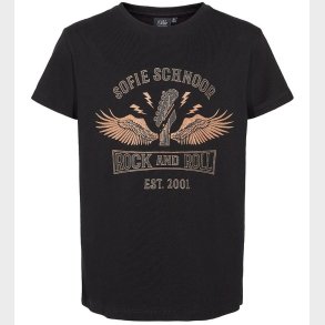 Petit by Sofie Schnoor T-shirt - Felina - Sort m. Print