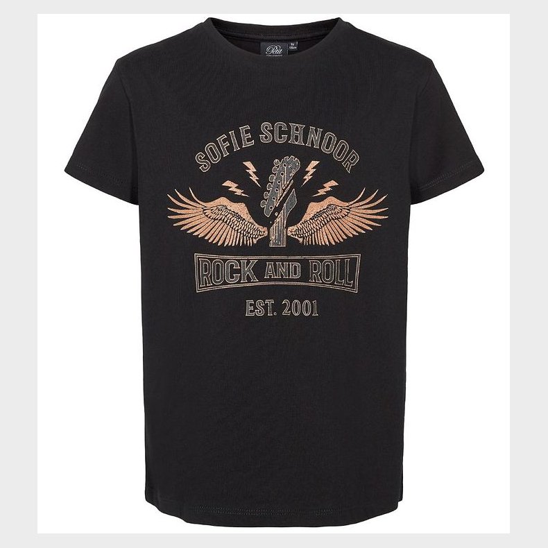 Petit by Sofie Schnoor T-shirt - Felina - Sort m. Print