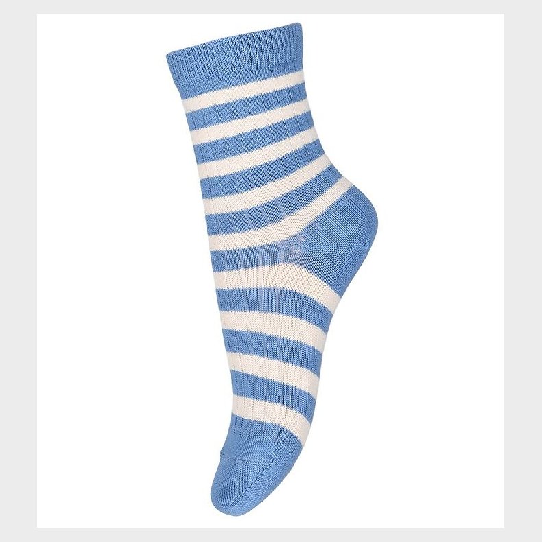 MP Strmper - Eli - Off White/Bl m. Striber