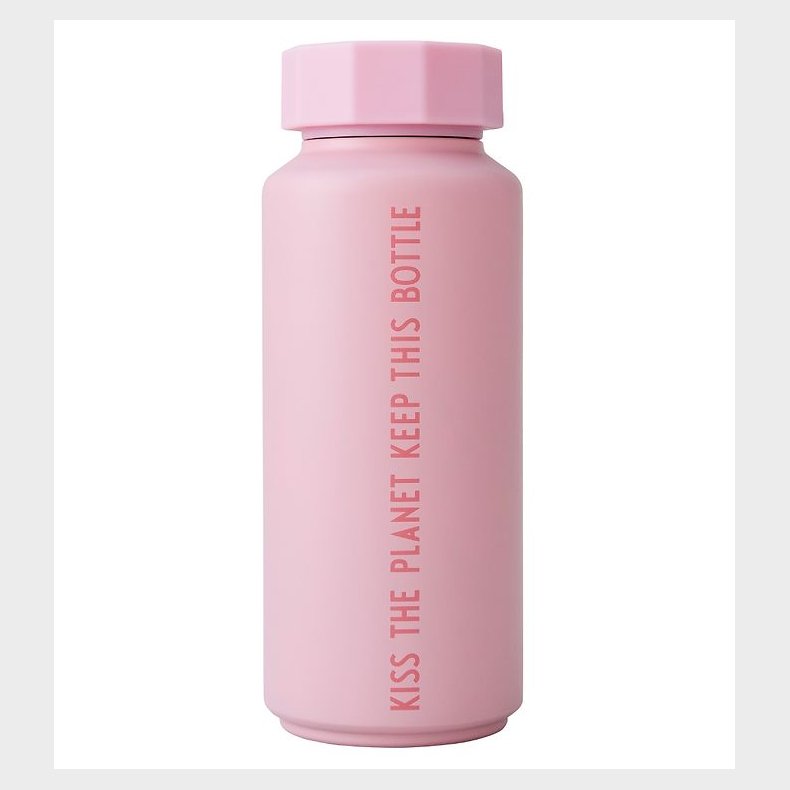 Design Letters Termoflaske - Kiss - 500ml - Pink