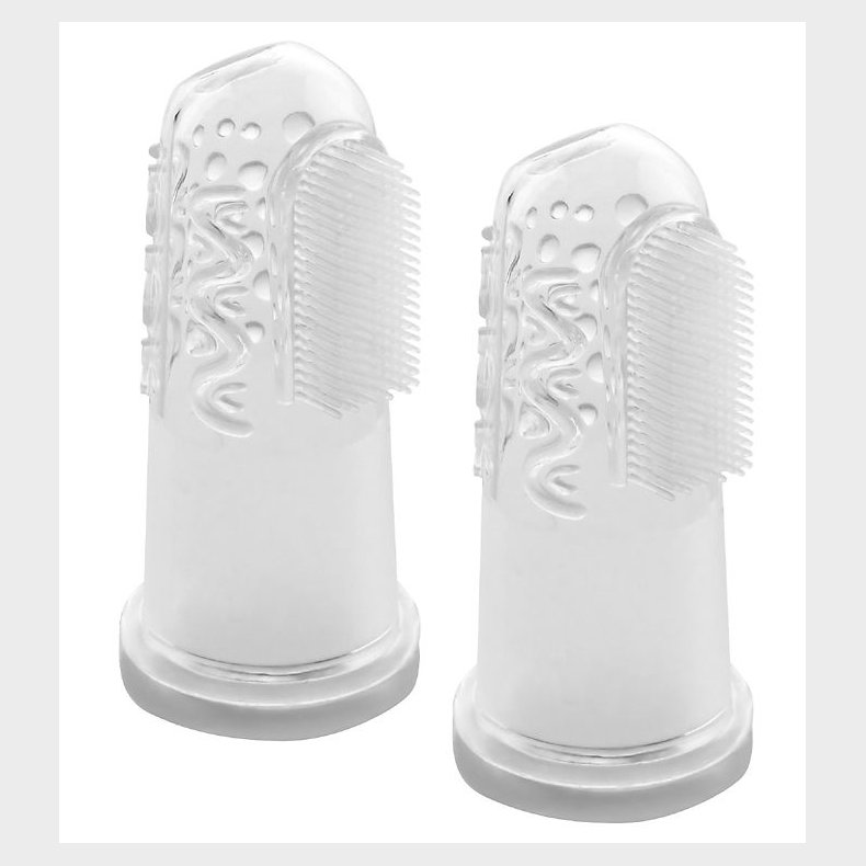 Reer Fingertandbrste - 2-stk. - Silikone