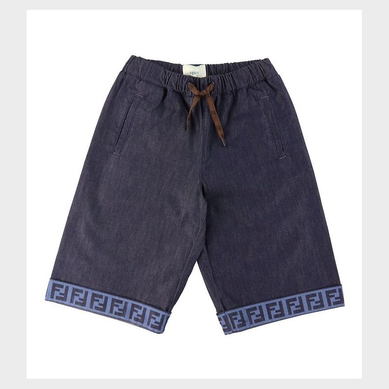 Fendi Shorts - Navy m. Logobnd