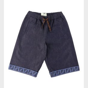 Fendi Shorts - Navy m. Logobnd
