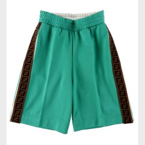 Fendi Shorts - Grn m. Logobnd