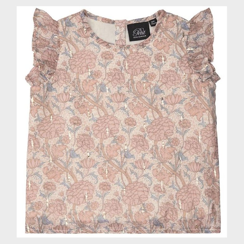 Petit by Sofie Schnoor Top - Ella - Rosa m. Blomster