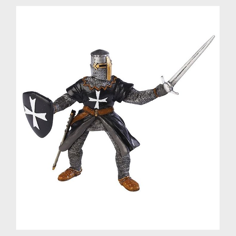 Papo Hospitaller Ridder m. Sv�rd - H: 11 cm