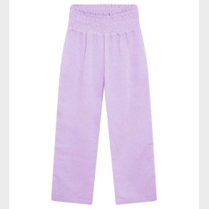 Grunt Bukser - Lissi - Lilla/Hvid