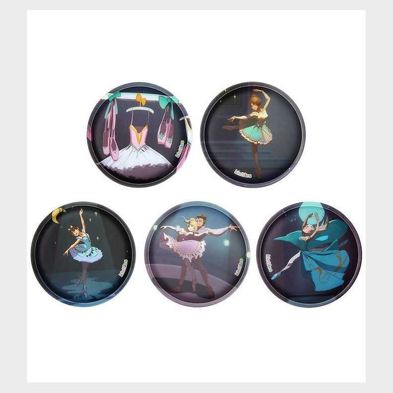 Ergobag Velcromrker - 5 stk. - Ballerinaer