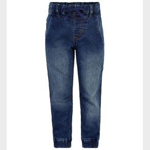 Minymo Bukser - Stretch Loose Fit - Bl� Denim