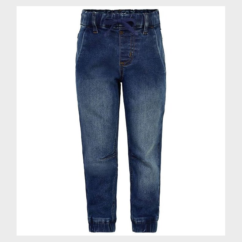 Minymo Bukser - Stretch Loose Fit - Bl� Denim