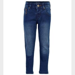 Minymo Bukser - Stretch Slim Fit - Bl� Denim